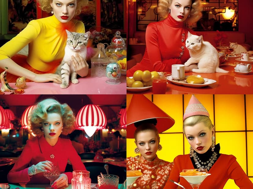 Vibrant Retro Glam
