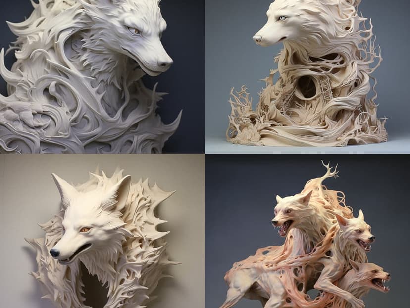 Intricate Sculptural Surrealism