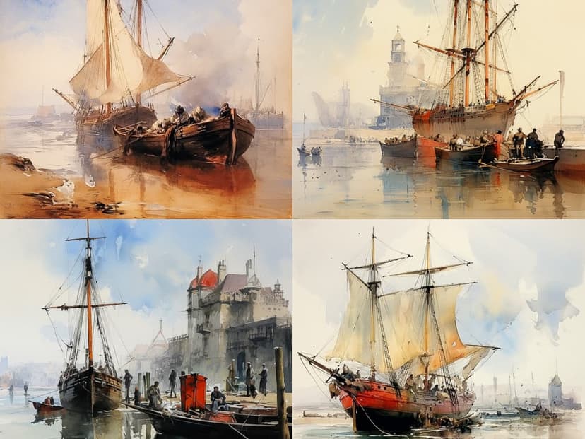 Watercolor Maritime