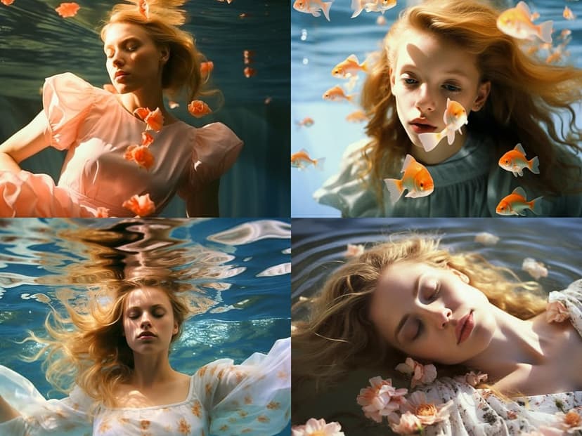 Dreamy Underwater Portraiture