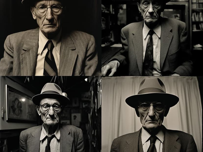 vintage monochrome portrait