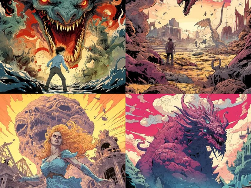 dynamic comic fantasy