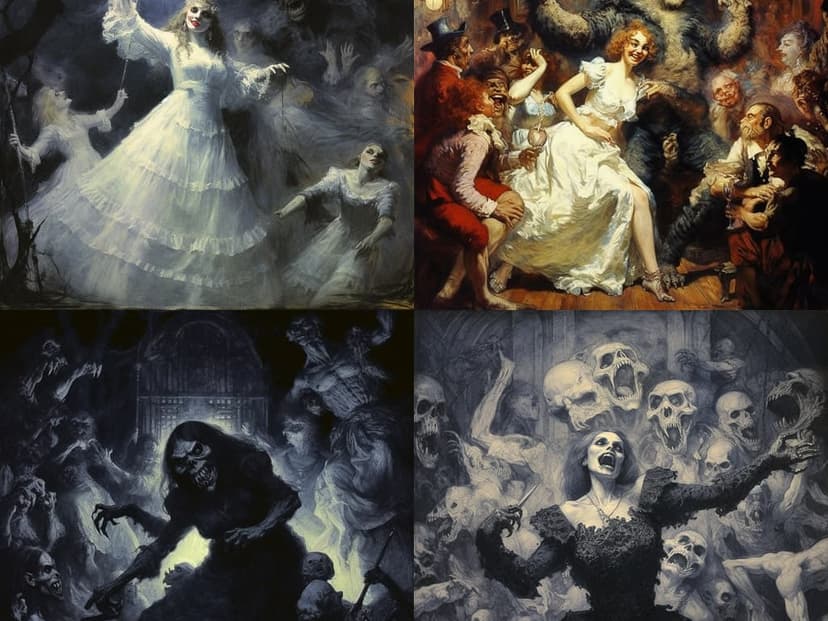 Gothic Horror Illustration