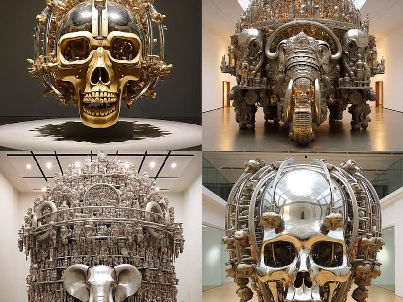 Ornate Metallic Surrealism