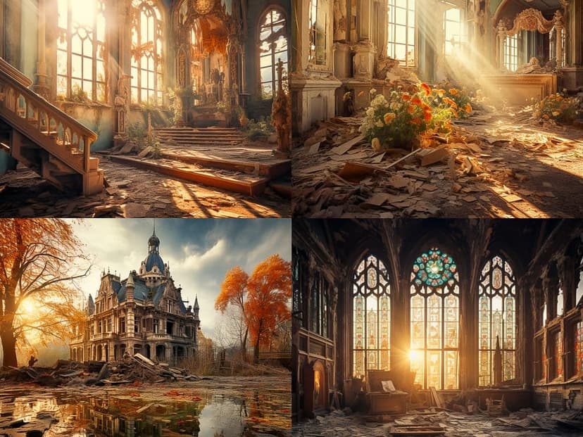 Romantic Ruin Aesthetic