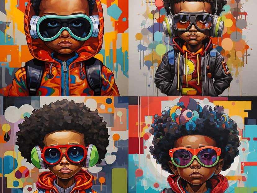 Vibrant Urban Pop Art