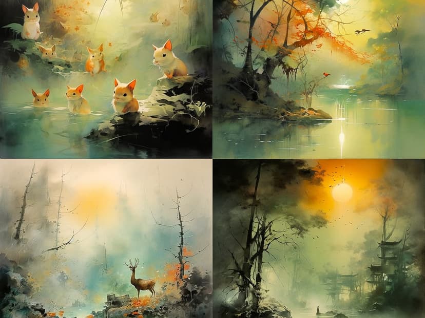 Dreamlike Watercolor