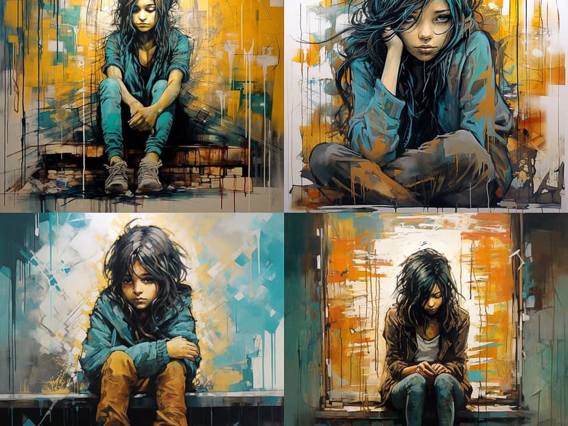 Abstract Urban Portrait