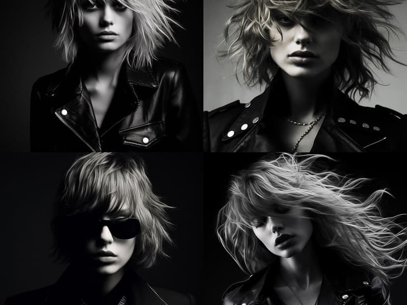 Monochrome Fashion Portrait