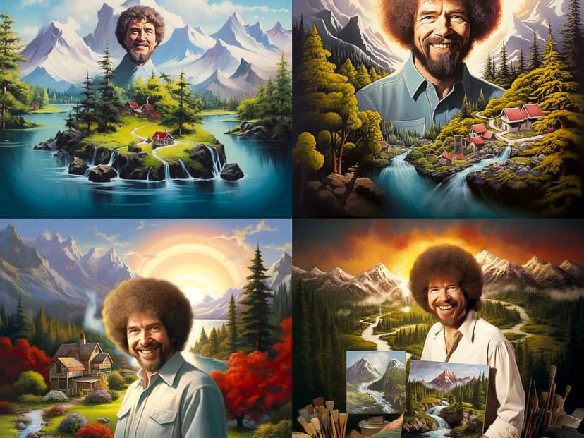 Bob Ross Inspired