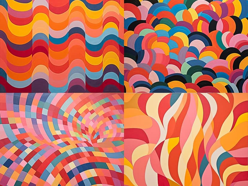 Vibrant Geometric Abstraction
