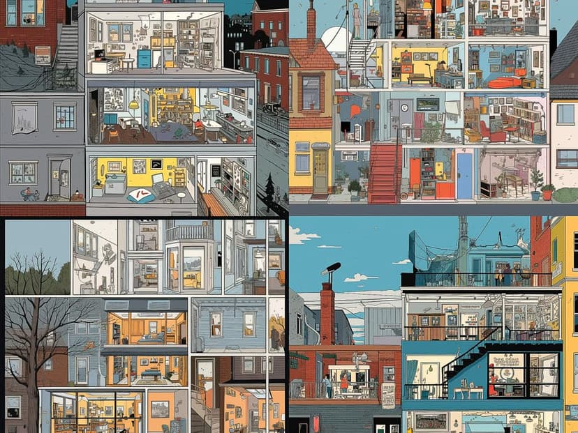 Graphic Architectural Cutaway