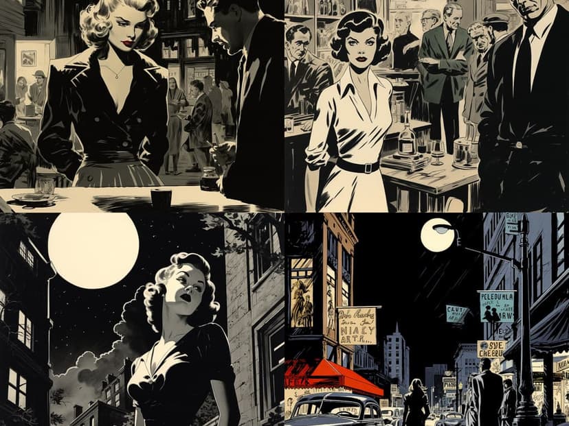 Noir Comic Style
