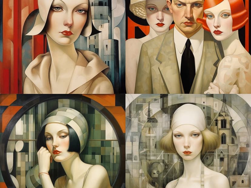 Art Deco Cubism