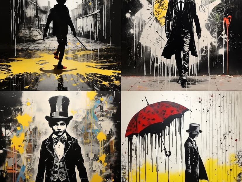 Urban Graffiti Noir