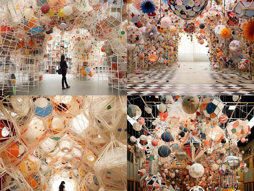 Geometric Installation Art