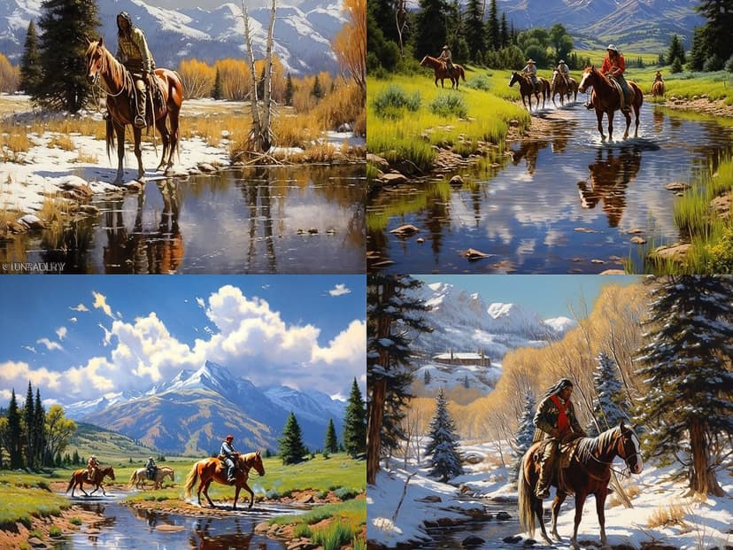 Realistic Western Landscape