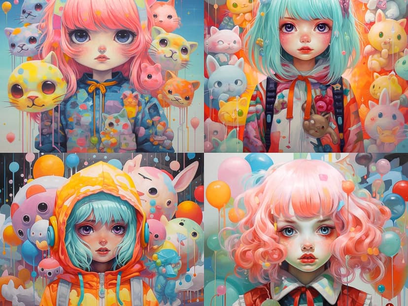Whimsical Pop Surrealism