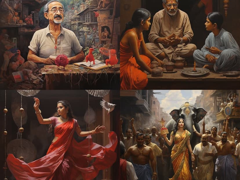 Hyperrealistic Cultural Vignettes