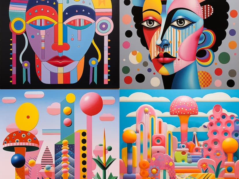 Geometric Pop Art