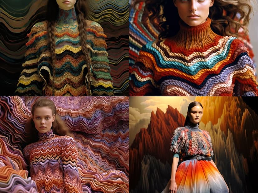 Textured Wave Patterns