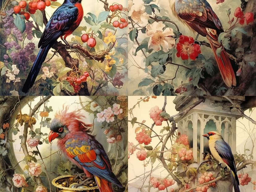 Victorian Ornithological Illustration