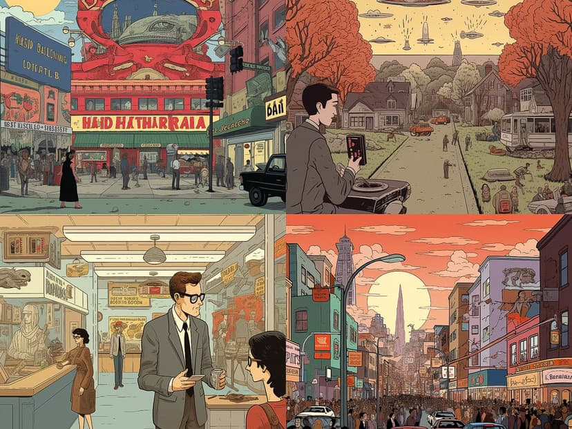 Retro Futurism Comic