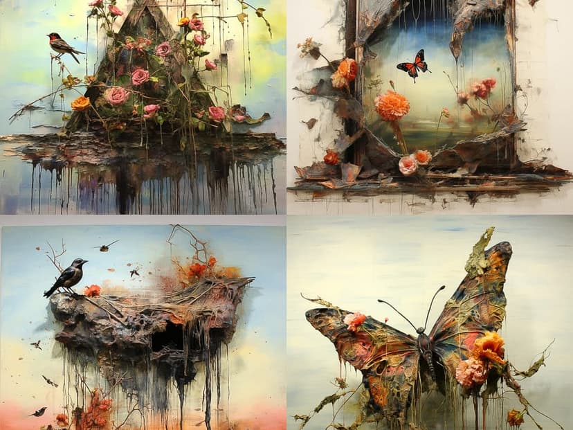 Surreal Organic Decay