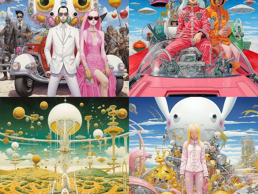Futuristic Pop Surrealism