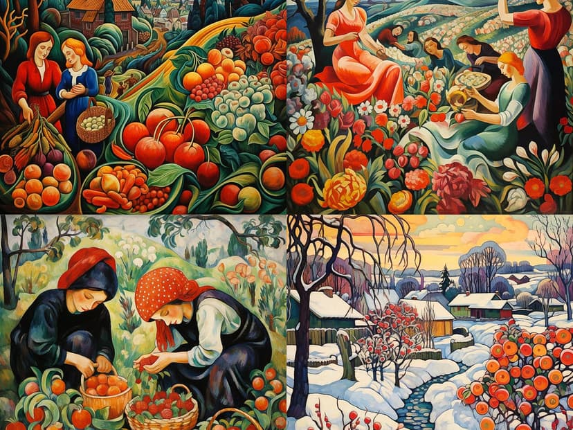 Vibrant Folk Art