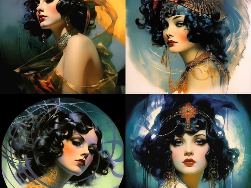 Art Deco Portraits