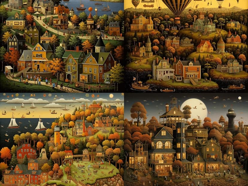 Whimsical Folk Art