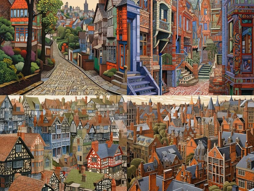 Whimsical Architectural Illustration