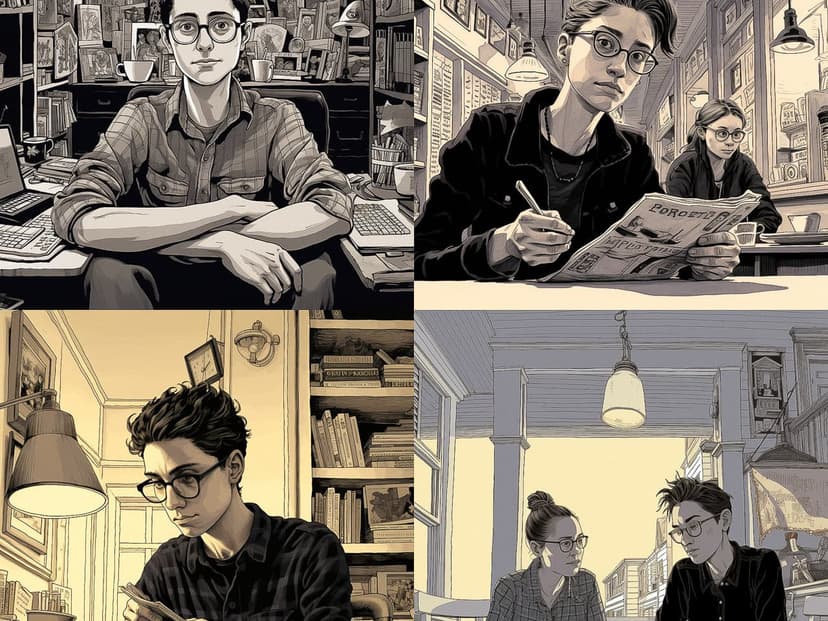 graphic novel style