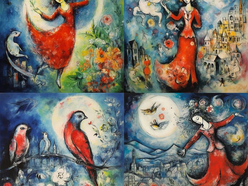 Chagall-inspired Dreamscape