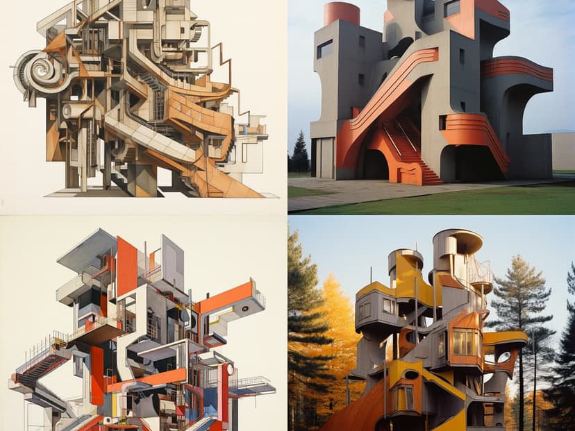 Futuristic Architectural Concept Art