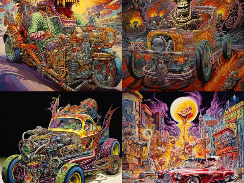 Psychedelic Hot Rod