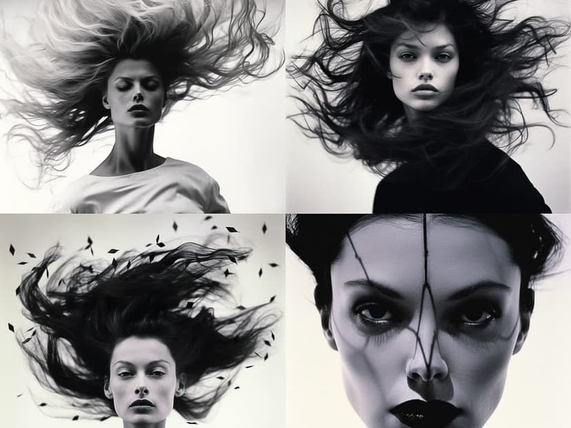 Monochrome Dramatic Portraiture