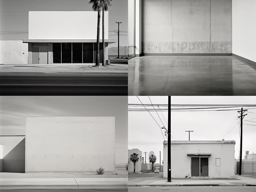 minimalist monochrome