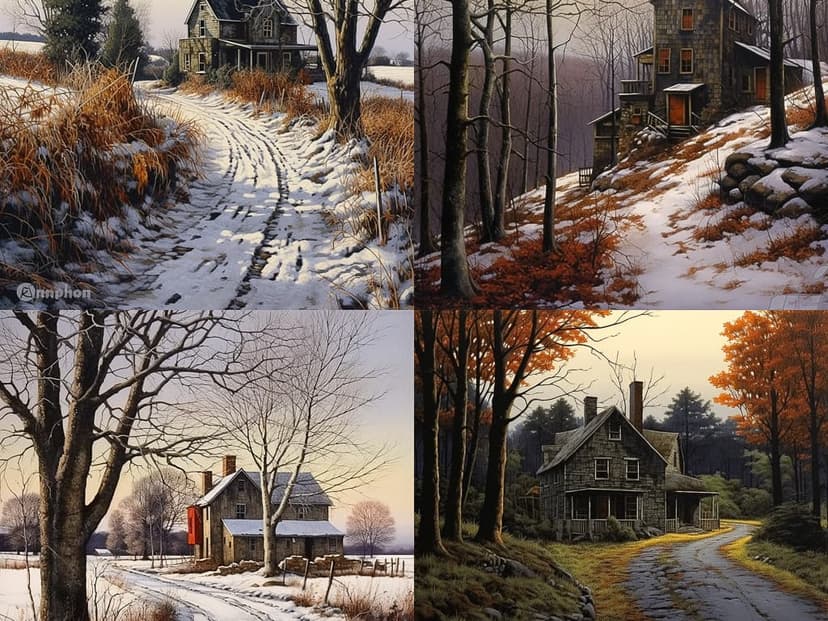 Realistic Winter Landscape