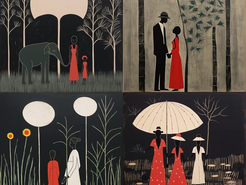 Minimalist Folk Art