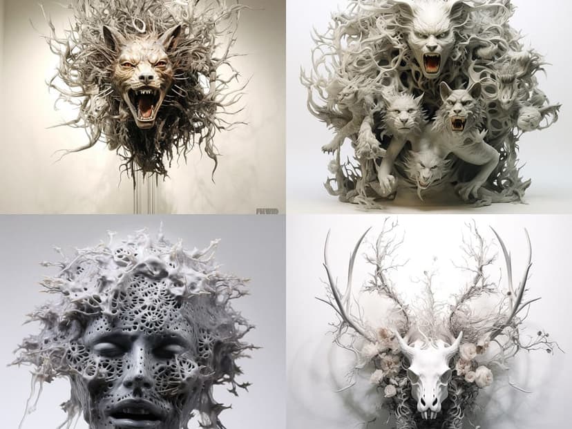 Surreal Sculptural Fusion