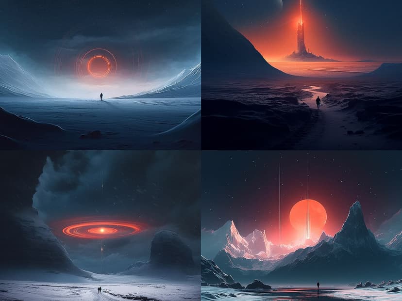 Surreal Cosmic Landscape